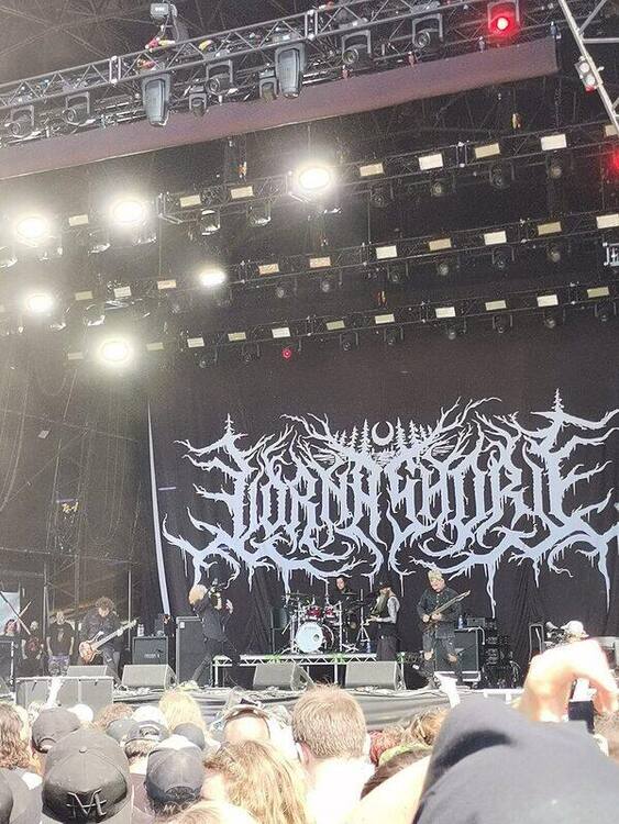 Sleep Token stage setup at Bloodstock Open Air Festival 2022 main stage